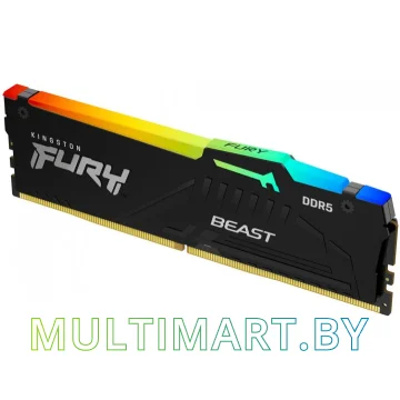 Оперативная память Kingston FURY Beast RGB 32GB DDR5 PC5-44800 (KF556C40BBA-32) картинка 2